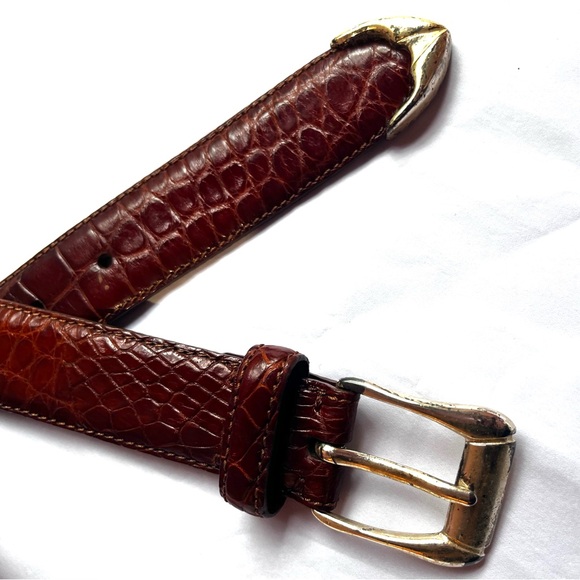 Vecchi American Alligator Men’s Belt